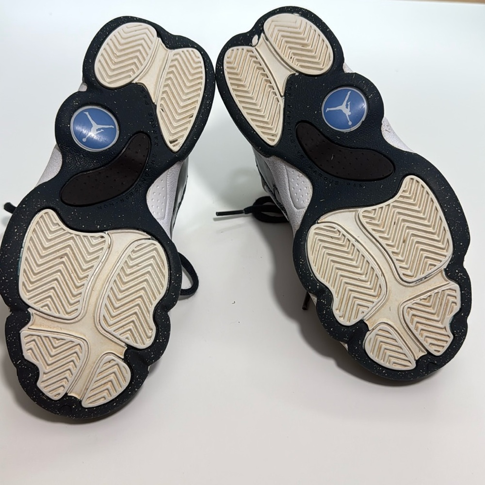 Nike Air Jordan 6 Rings Blue & White Boys Size 1Y - Picture 4 of 7